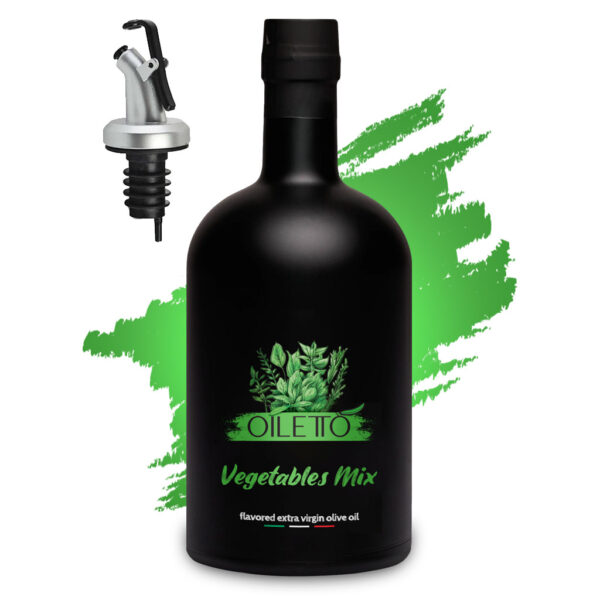 روغن زیتون با طعم مخلوط سبزیجات اویلتو | بطری 200 میلی لیتر