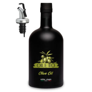 روغن زیتون فرابکر 215 سی سی اویلتو | بطری شیشه ای لوکس مشکی مات